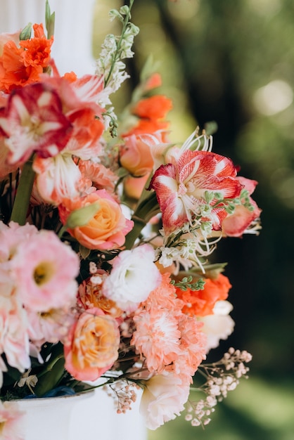 Décoration de mariage avec des éléments naturels