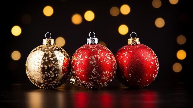 Décoration de Noël sur fond blanc