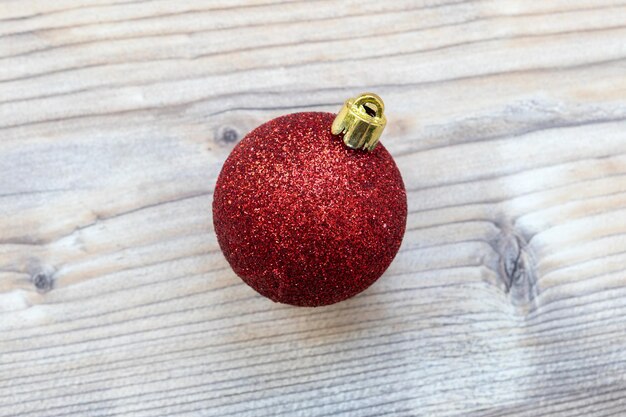 Décoration de Noël sur fond en bois. Thème de Noël et du nouvel an.