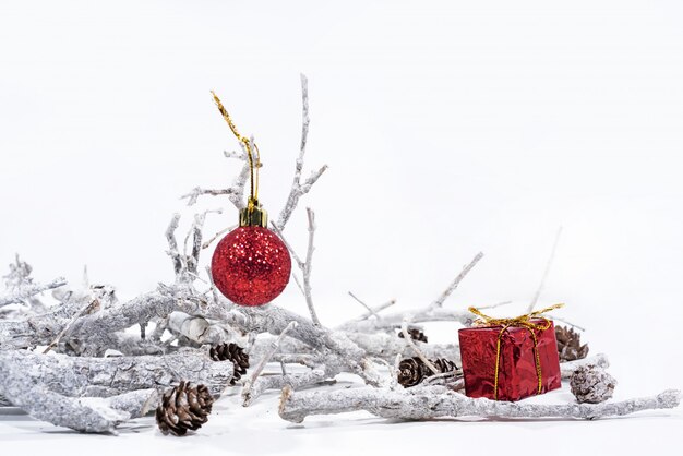 Décoration de Noël avec de petits éléments de conception