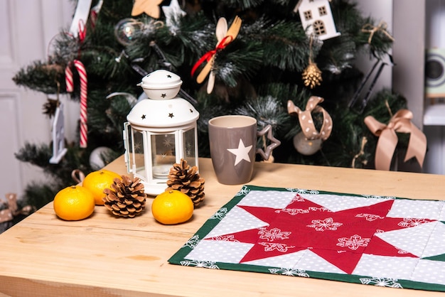 Décoration de Noël pour la fête de la douce maison