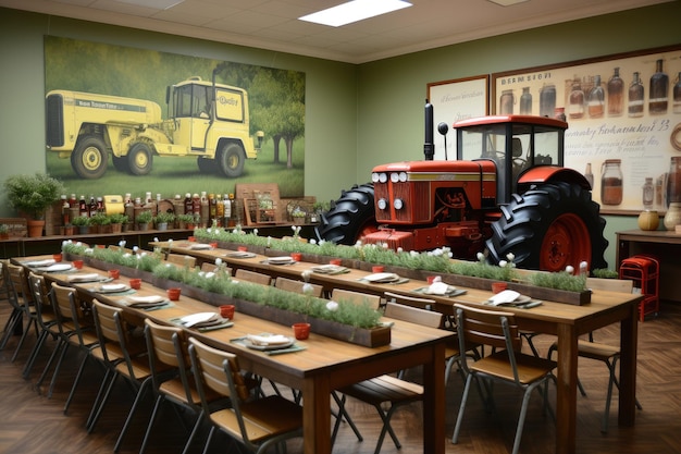 décoration pour décorer la salle de classe en utilisant des idées d'inspiration sur le thème de la ferme