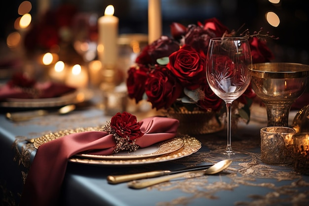 Décoration de table élégante Idéale pour les fêtes de Noël