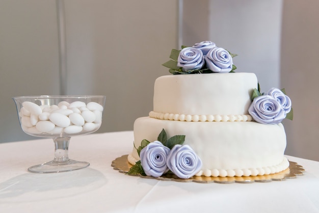 Décoration sur une table de mariage