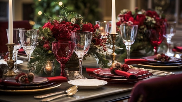 Des décorations de table festives pour Noël ! - Maisons de Campagne