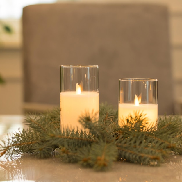 Décoration de table de noël