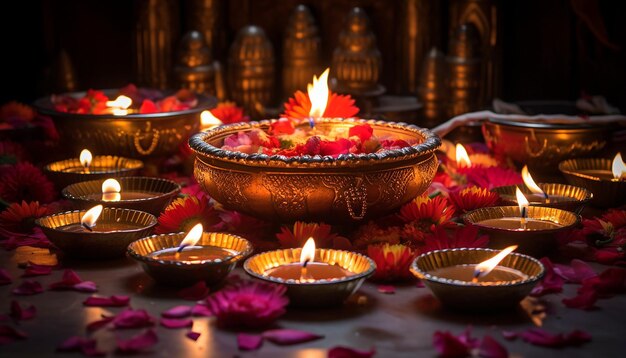 Décorations de Diwali
