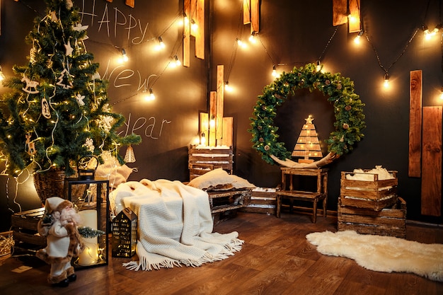 Photo décorations de noël élégantes