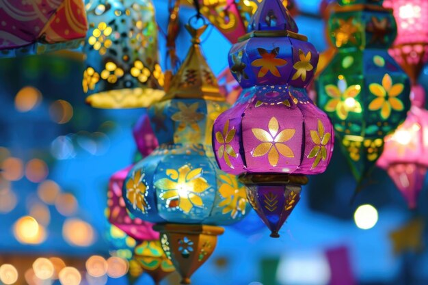 Des décorations uniques symbolisant l'Aid al-Fitr et l'Eid al-Adha