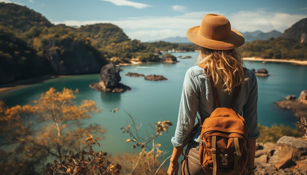 Photo la découverte de l'attrait du voyage