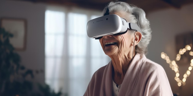 La découverte de la VR pour les seniors sages