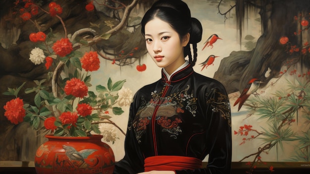 Photo découvrant l'art et le génie de ho xuan huong une artiste féminine extraordinaire