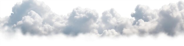 Photo découvre sur un doux nuages blancs moelleux comme arrière-plan ai générative