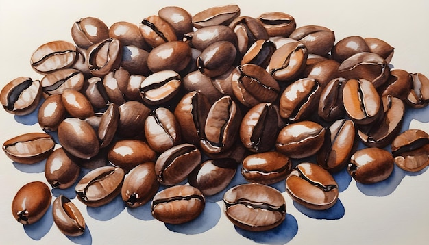 Découvrez la beauté des graines de café Un voyage visuel impressionnant