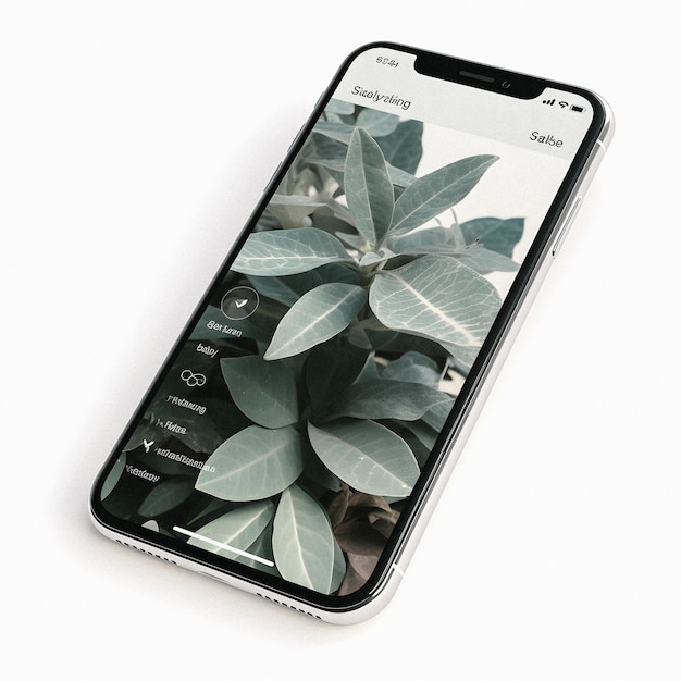 Découvrir la beauté de l'extérieur Photographie mobile captivante avec identification des plantes