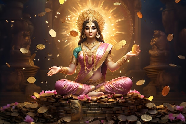 Déesse Lakshmi, déesse de l'argent
