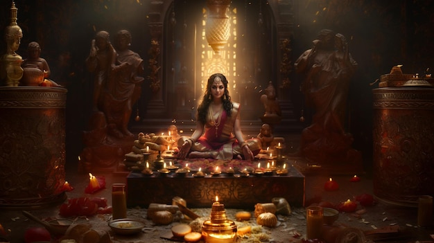 La déesse Lakshmi Maa Laksh mi Devi Laksh Mi AI Images Maa Laks hmi Images réelles Laks h mi Diwali Images