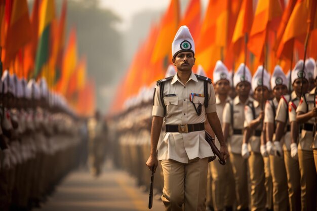 Le défilé de la fête de la République de l'Inde