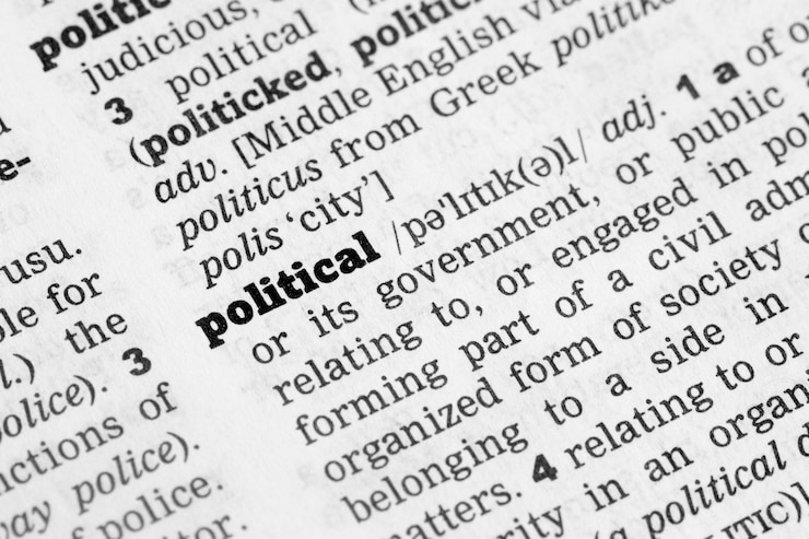Photo définition du dictionnaire politique