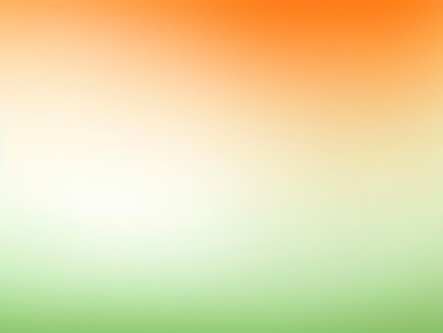 Photo dégradé doux de couleur orange à vert dans le concept de fond de drapeau indien