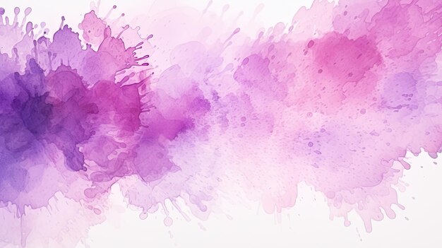 Dégradé de fond aquarelle éclaboussant de violet