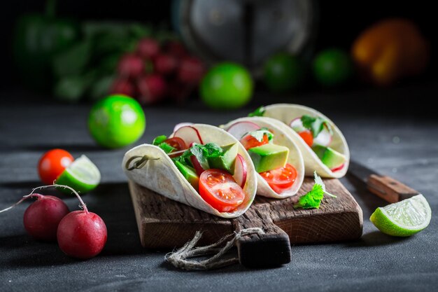 Dégustez vos tacos comme collation pour une fête