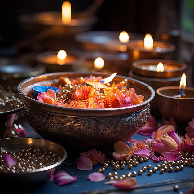 Le délice céleste de Diwali Les photos de Diwali Diya