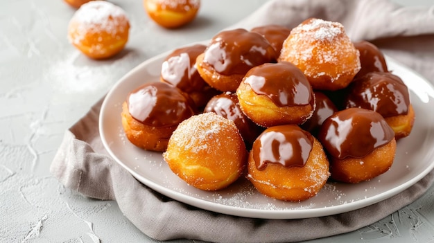 Le délice du donut au chocolat