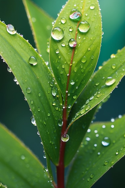 Le délice de la goutte de rosée