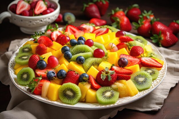 Délice rafraîchissant Salade de fruits somptueuse revisitée