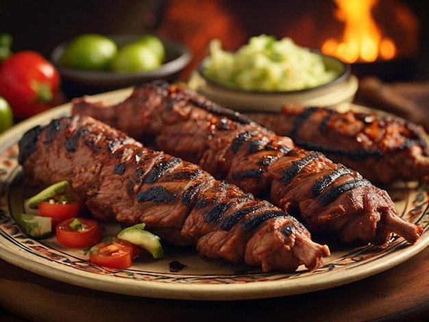 Des délices culinaires mexicains Une exploration photo des traditions du barbecue