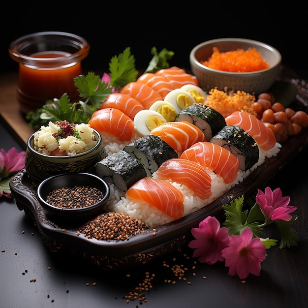 Les délices des sushis japonais en détail