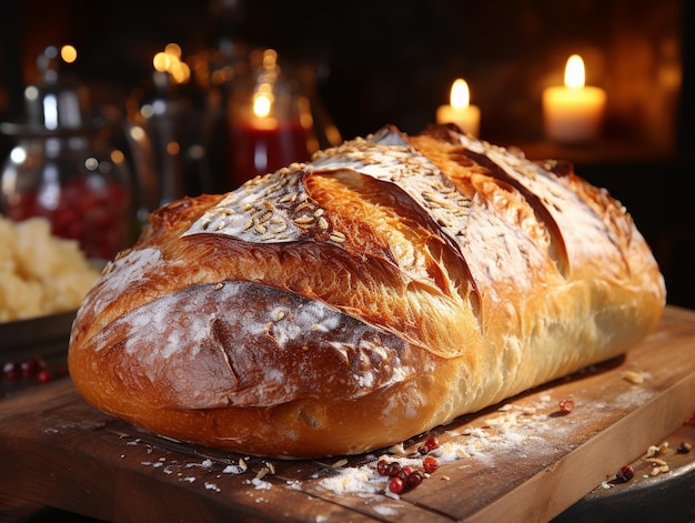 Délicieuse photo de pain de boulangerie