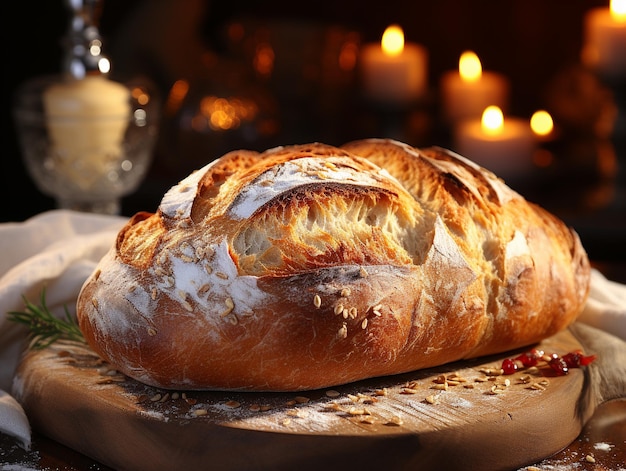 Délicieuse photo de pain de boulangerie