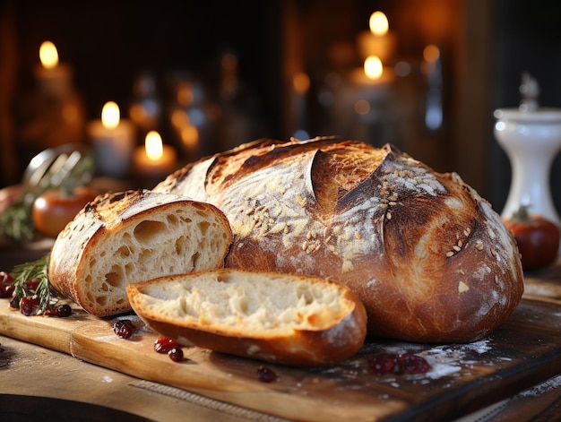 Délicieuse photo de pain de boulangerie