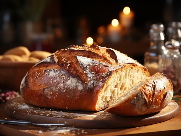 Délicieuse photo de pain de boulangerie