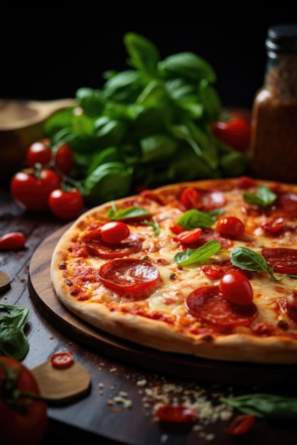 Délicieuse Pizza Cuisine italienne Cuisine gastronomique