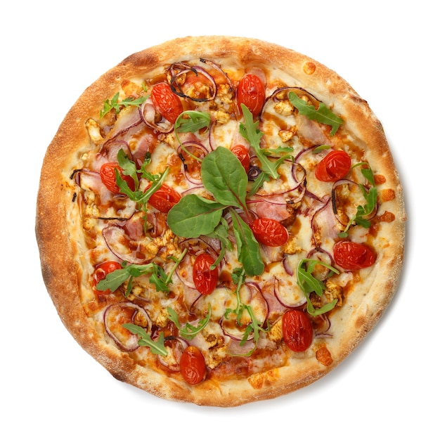 Délicieuse pizza italienne classique avec mozzarella