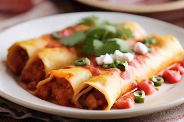 Une délicieuse recette d'enchiladas.