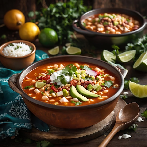 Une délicieuse soupe mexicaine.