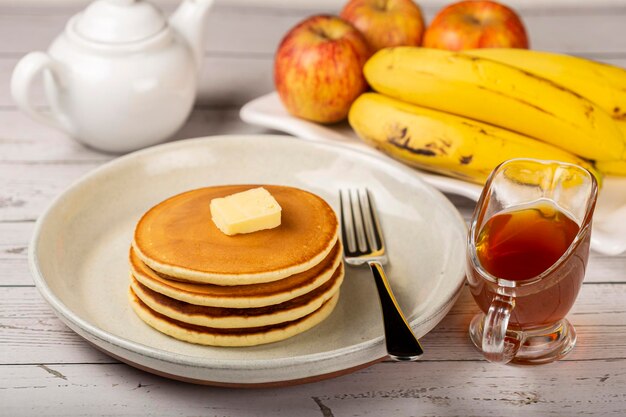 Délicieuses crêpes au beurre et au miel