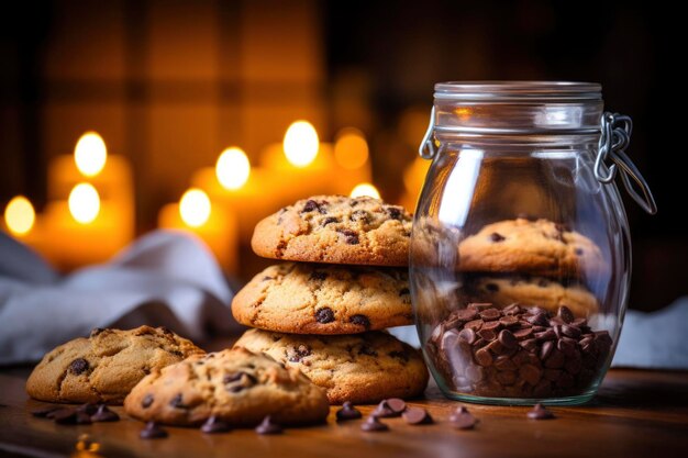 Délicieux arrangement de biscuits