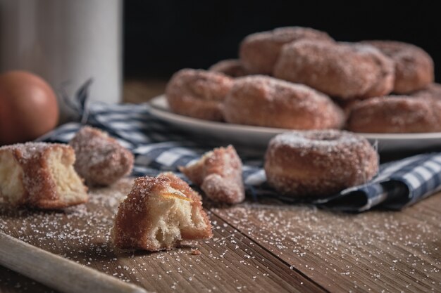 Photo délicieux beignets maison