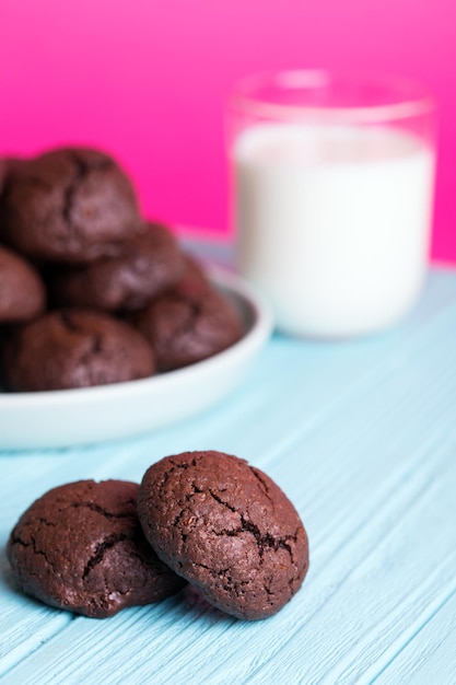 Délicieux cookies aux pépites de chocolat