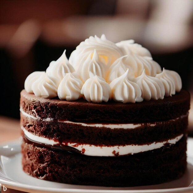 Un délicieux gâteau au chocolat.