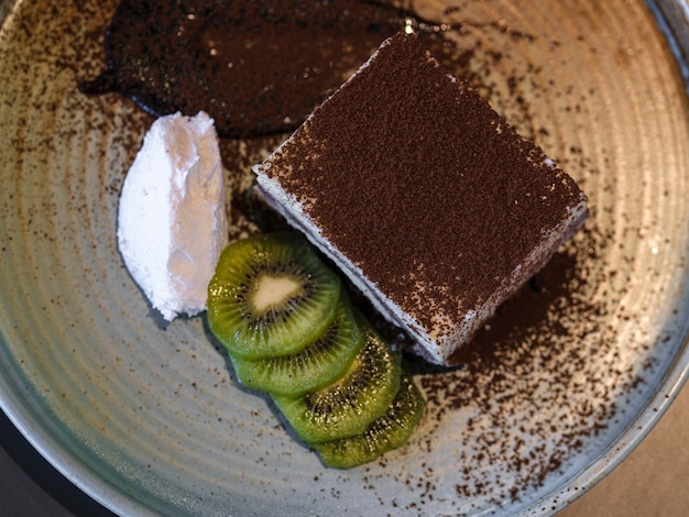 Délicieux gâteau dans une pâtisserie