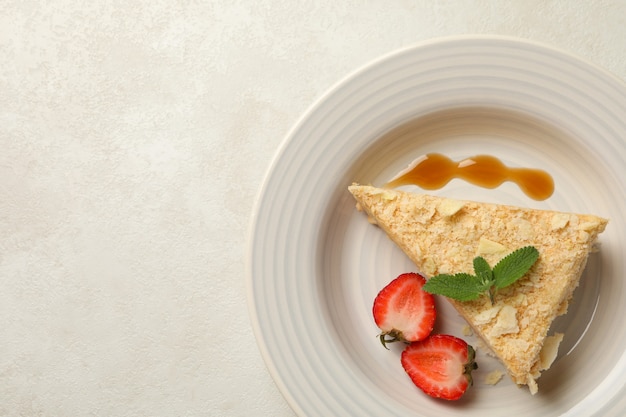 Délicieux gâteau Napoléon fait maison