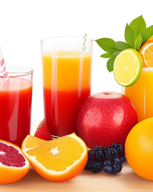 Un délicieux jus de fruits.