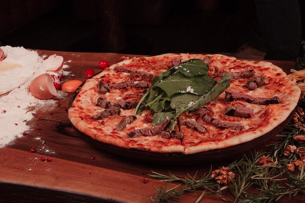 Délicieux mélange de pizza Cuisine italienne