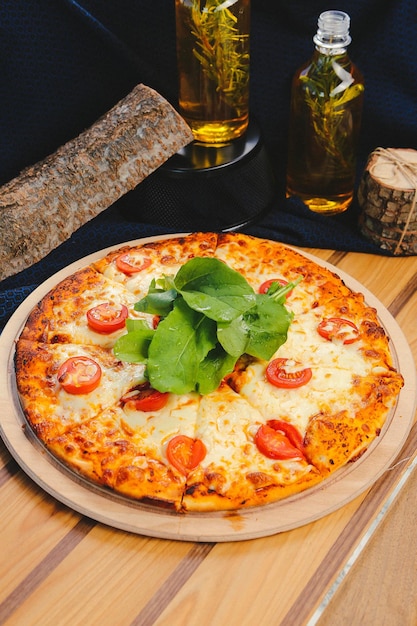 Délicieux mélange de pizza Cuisine italienne